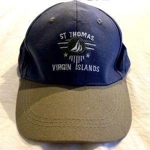 Lucky Turtle St Thomas Virgin Islands Cap Hook & Loop